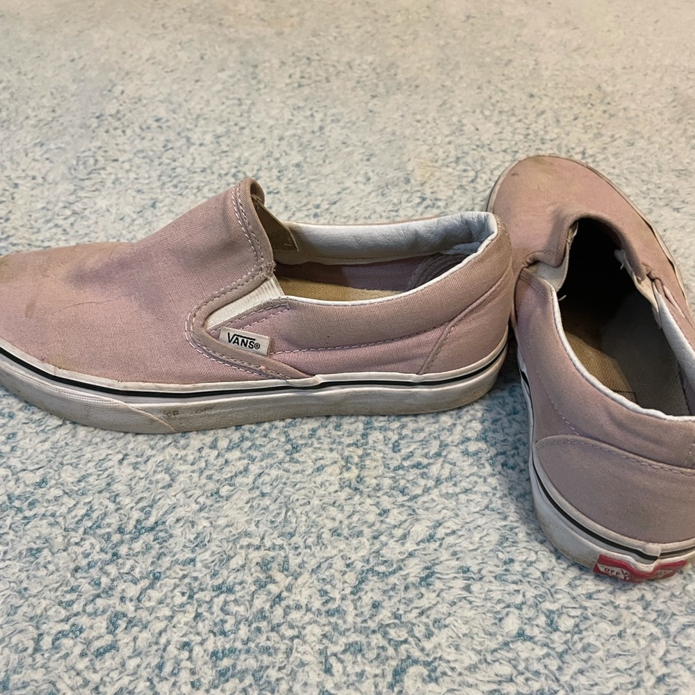Purple slip on Vans